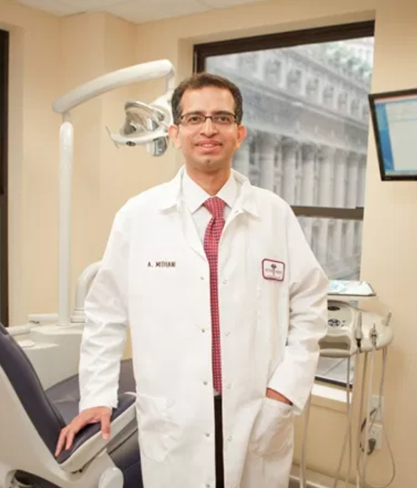 Dr. Ali Mithani in the dental office